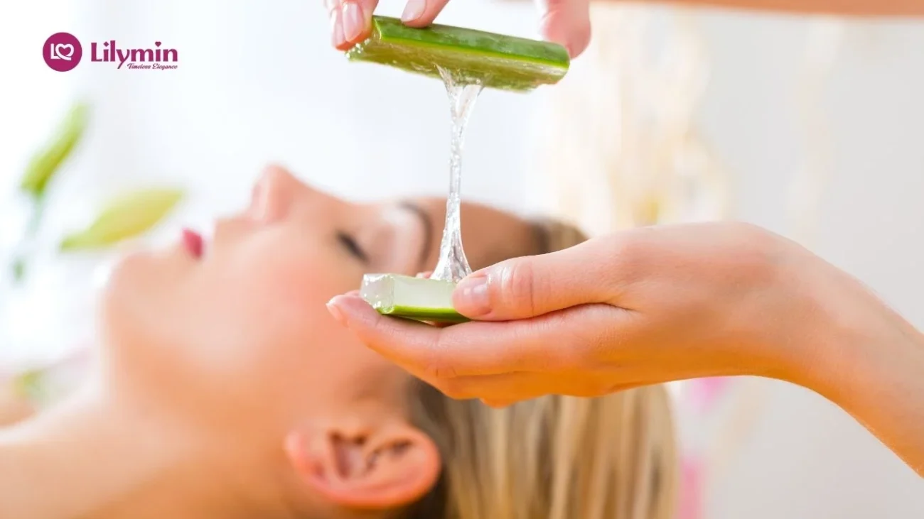 how to use aloe vera gel on face